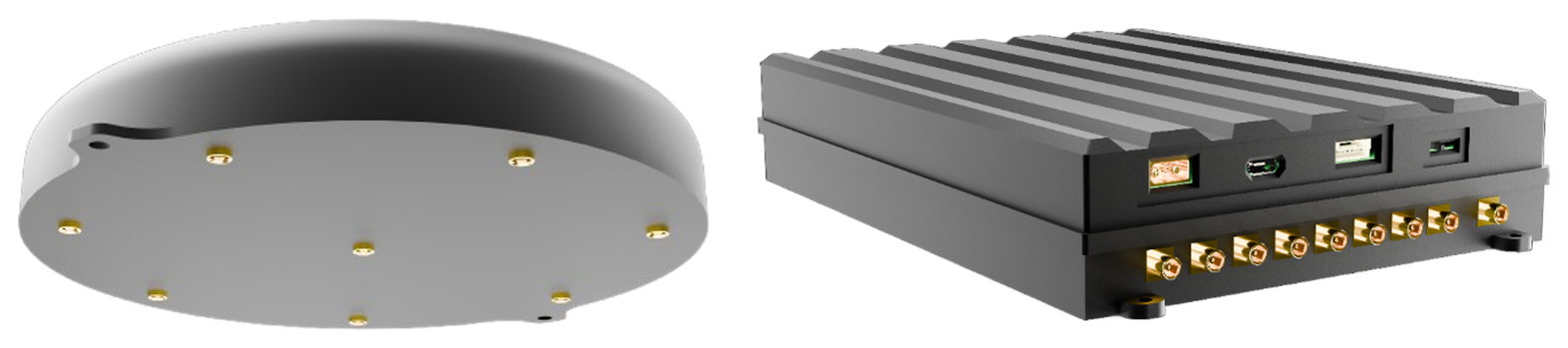 AJAS-8 eight-element CRPA radome and eight-channel processing unit